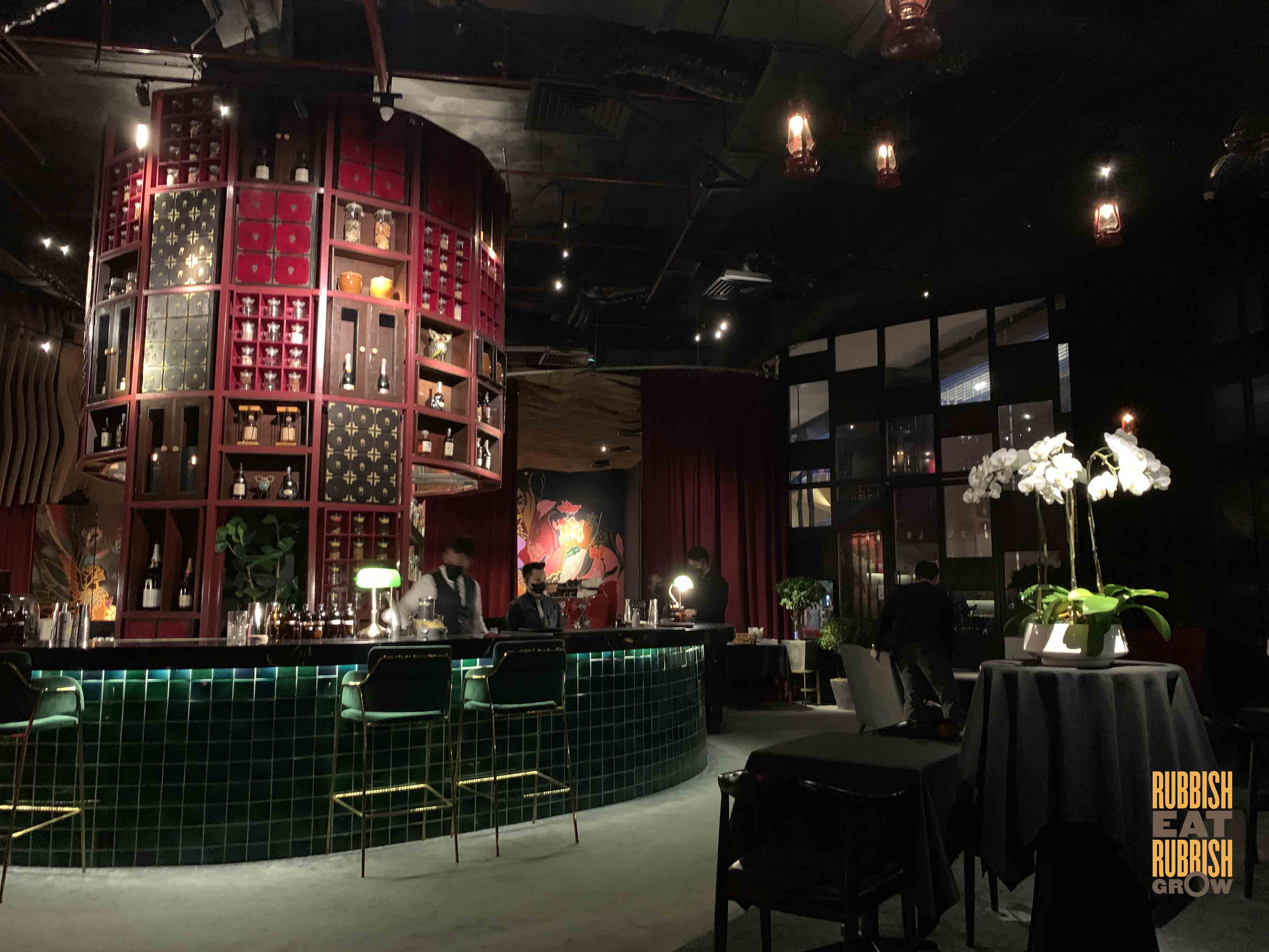 Beta KL 餐厅“马来西亚之旅”套餐中的一道现代马来西亚菜
