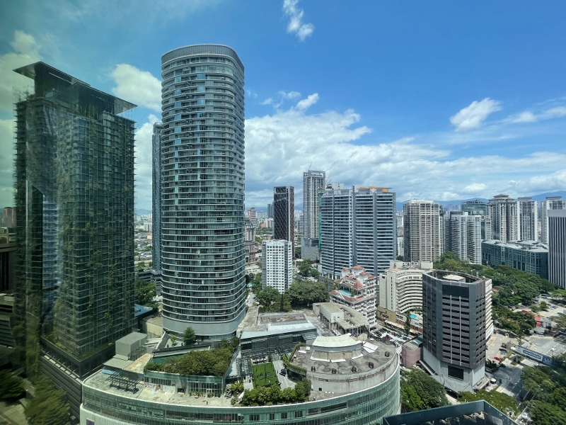 Pemandangan dari Four Seasons Hotel Kuala Lumpur