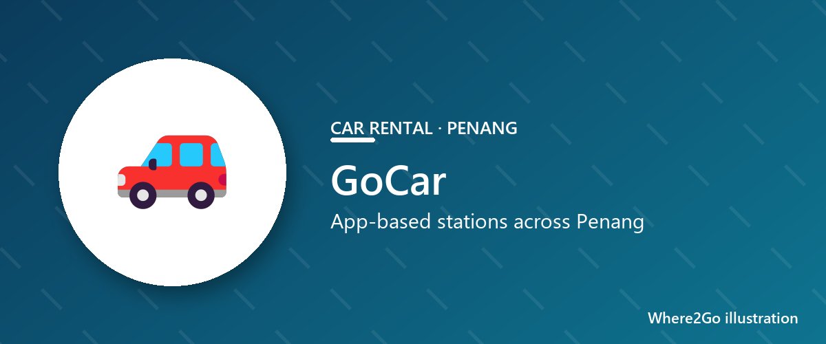 Illustration for GoCar, car rental in George Town (stations across Penang)，槟城