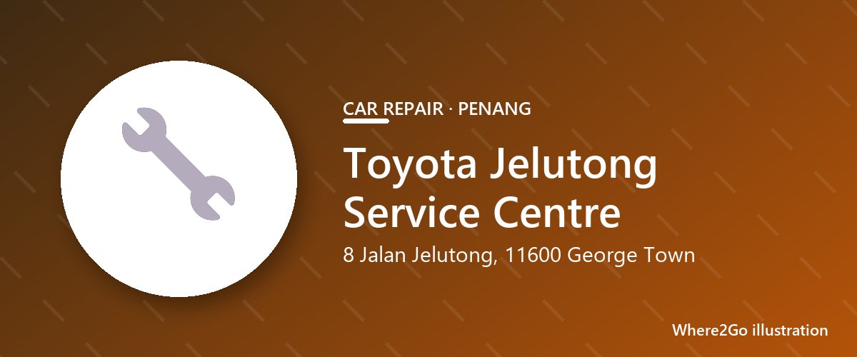 Ilustrasi Toyota Jelutong Service Centre, bengkel mobil di Jelutong, Penang