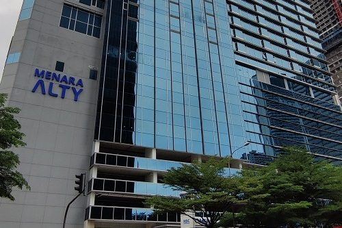 Menara ALTY tower on Jalan Ampang, home of ALTY Orthopaedic Hospital, Kuala Lumpur