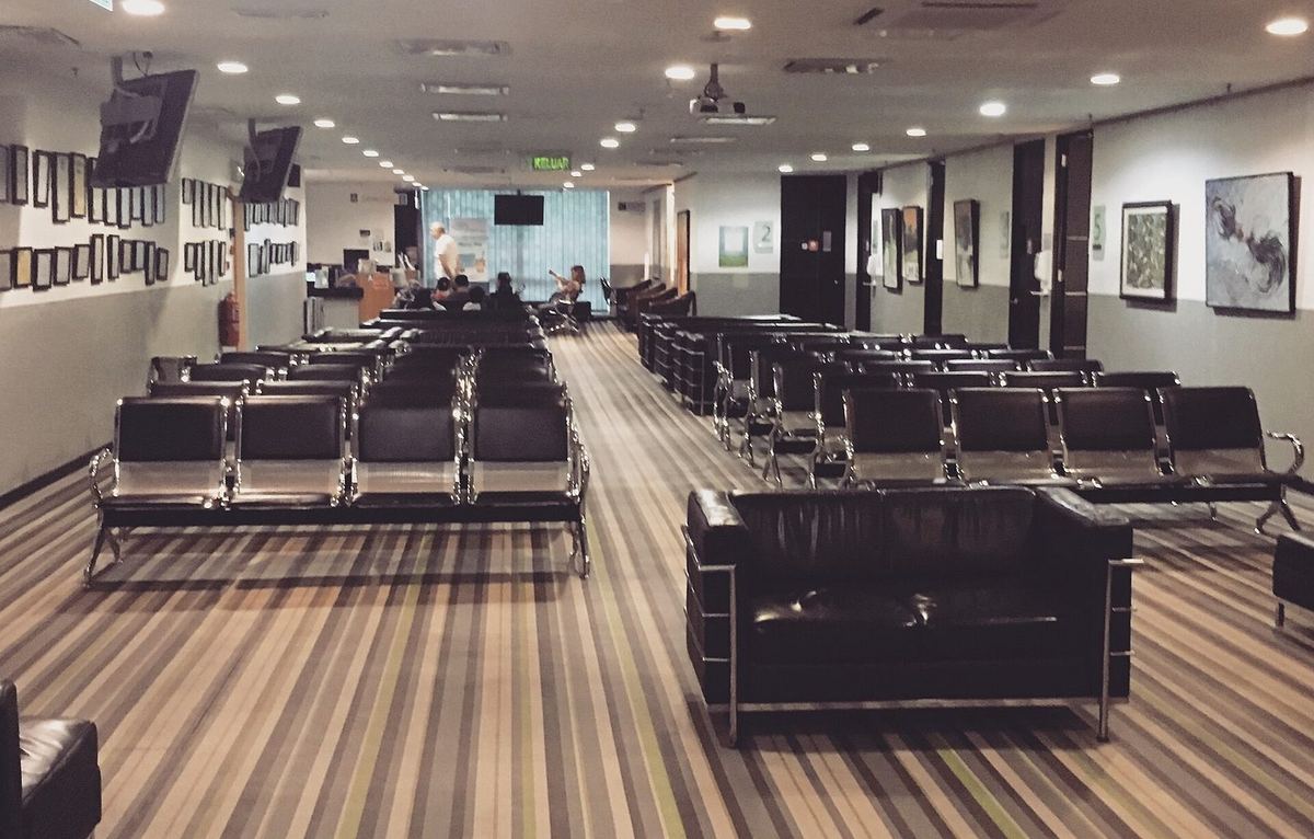 Patient waiting area inside International Specialist Eye Centre (ISEC), Centrepoint South, Mid Valley City