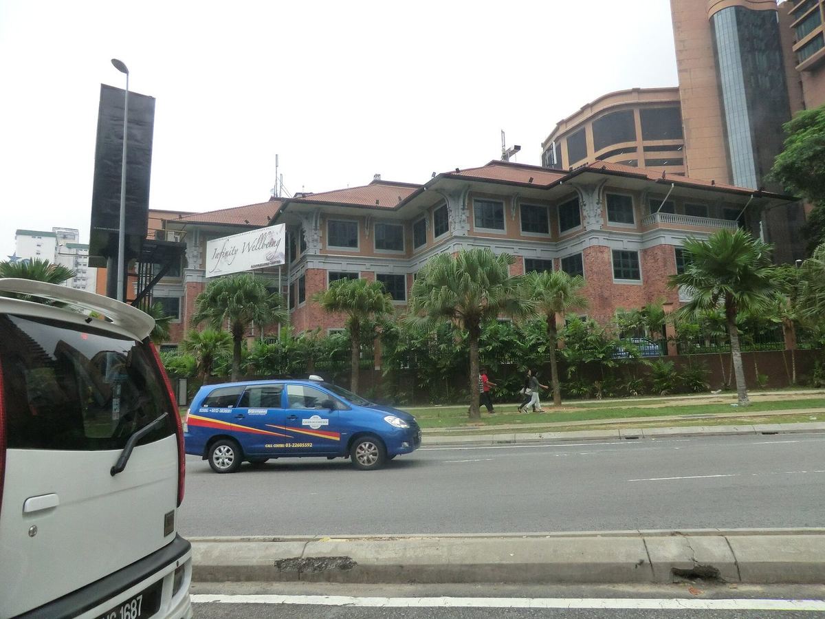 吉隆坡 Berjaya Times Square 附近的 Jalan Imbi，Lavion Laundry Self Service 所在的路