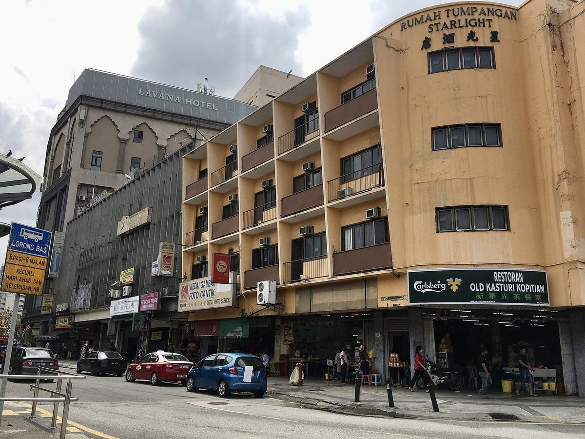 吉隆坡茨厂街附近的 Jalan Hang Kasturi，Petaling St Laundry 所在的街道
