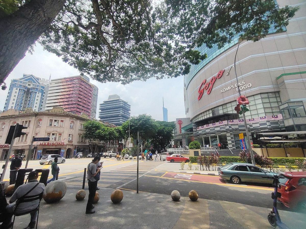 Kompleks Pernas SOGO on Jalan Tuanku Abdul Rahman, Kuala Lumpur, home to S.S.B. Interchange