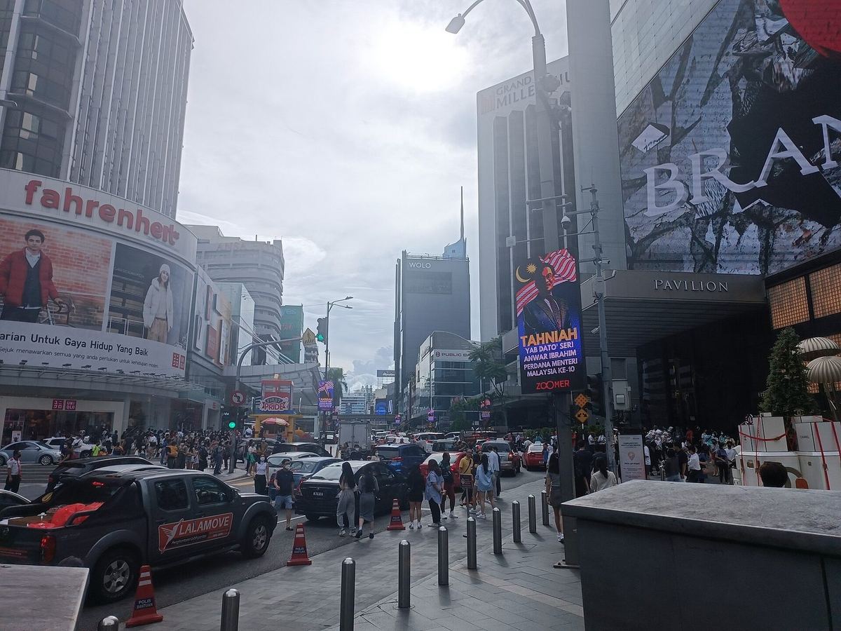吉隆坡 Jalan Bukit Bintang，足底按摩店聚集的购物街