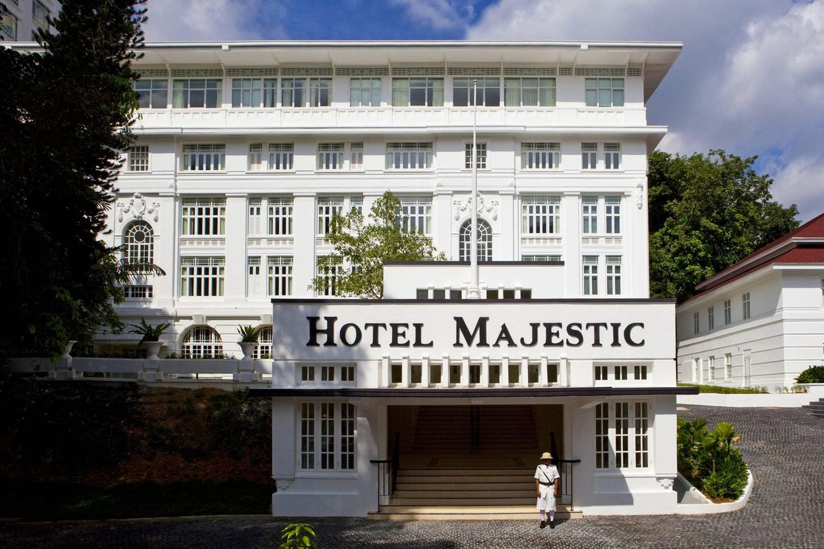 吉隆坡 The Majestic Hotel 入口，The Majestic Spa 所在地