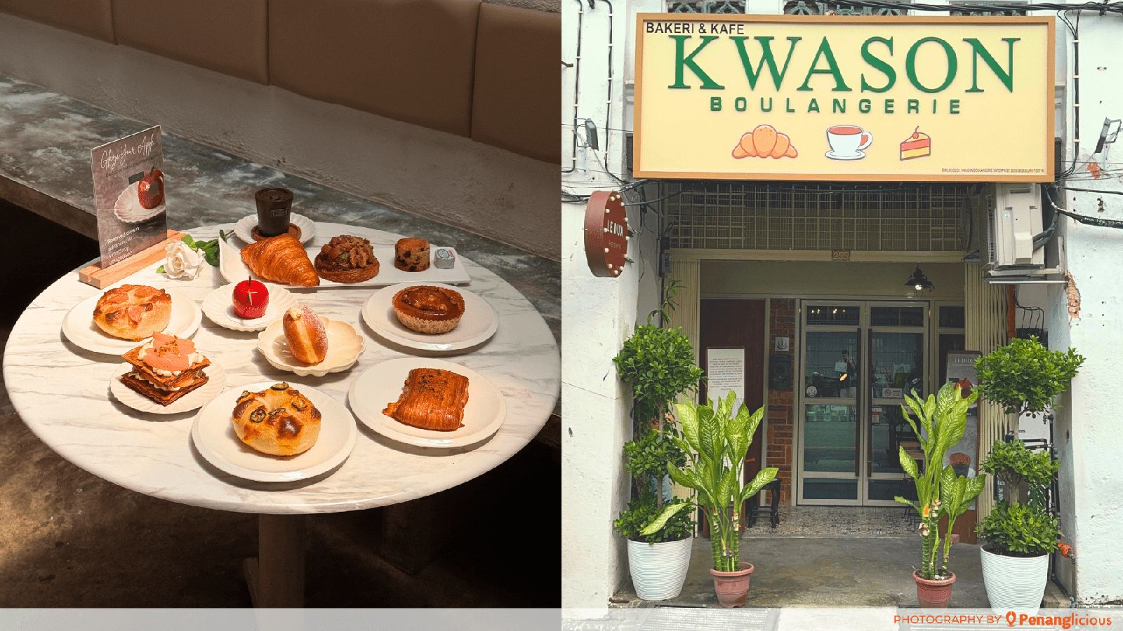 Croissants and French bakes at Kwason Boulangerie on Lebuh Pantai, George Town
