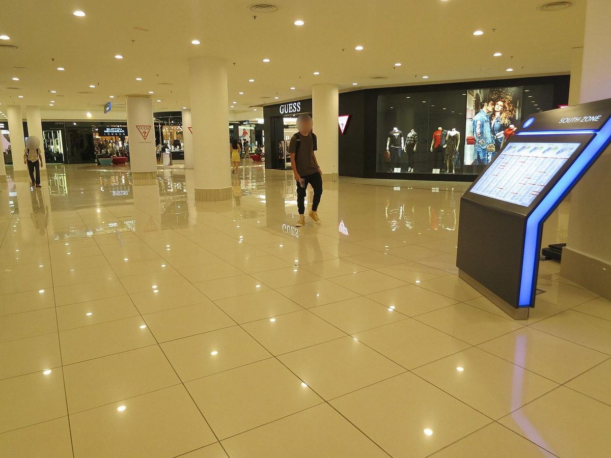 Queensbay Mall interior, Bayan Lepas, Penang, the mall where Suria Muhabat has a counter
