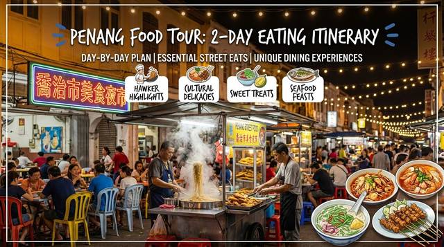 Penang Food Tour 2-Day Itinerary