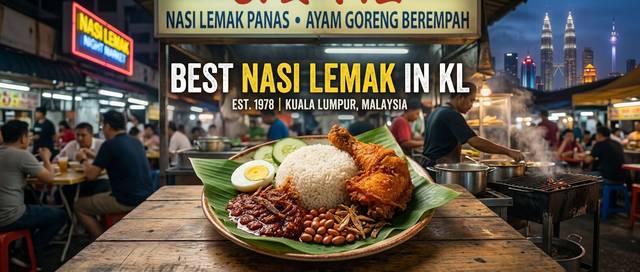 Best nasi lemak in Kuala Lumpur