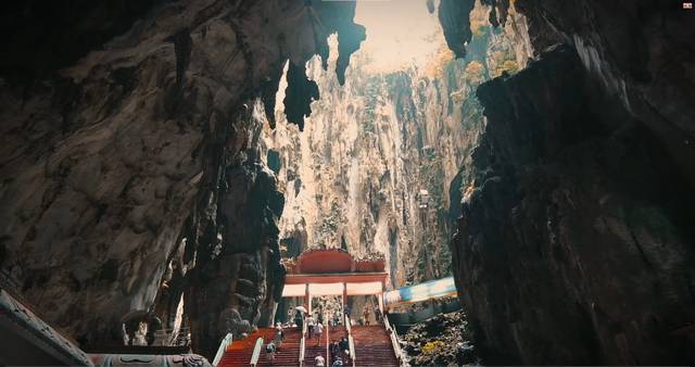 Inside the Temple Cave at Batu Caves