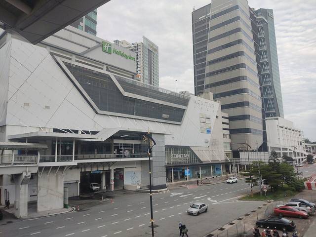 KOMTAR JBCC shopping centre and office tower on Jalan Tun Abdul Razak in Johor Bahru, the mall where Tea Garden has its city-centre branch, photographed in 2022