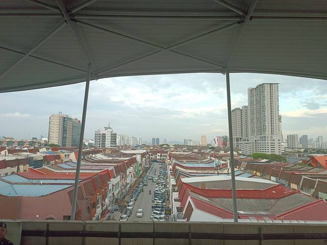 Rows of SS15 shoplots in Subang Jaya seen from the SS15 LRT station, the area where dobiQueen SS15 is