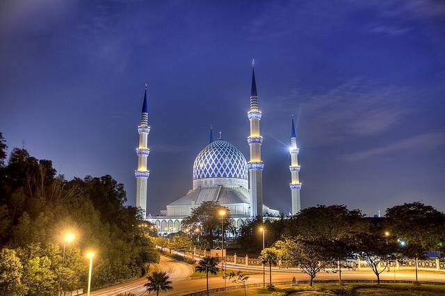 Blue Mosque at Night
